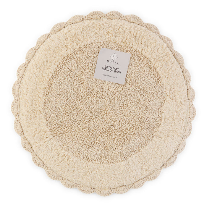 Reversible Round Bath Mat, 20-in x 20-in.