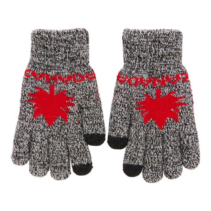 Women's Canada Knit Gloves
