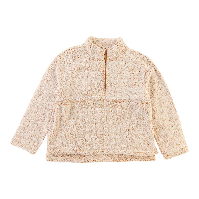 Women's Plus 1/4 Zip Sherpa Sweater