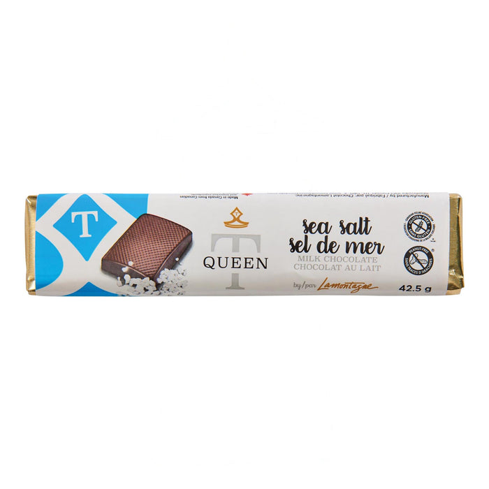 Barre de chocolat avec sel de mer Queen T - 42,5 g