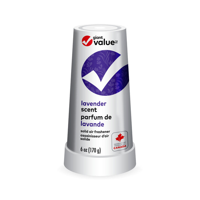Assainisseur d'air solide parfum de lavande Giant Value - 170 g