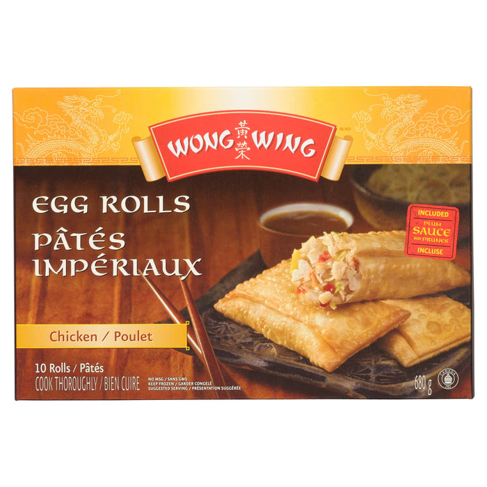 Pâtés impériaux au poulet Wong Wing - 680 g