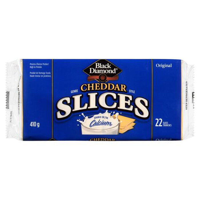 Tranches de fromage fondu style cheddar Original Black Diamond - 410 g