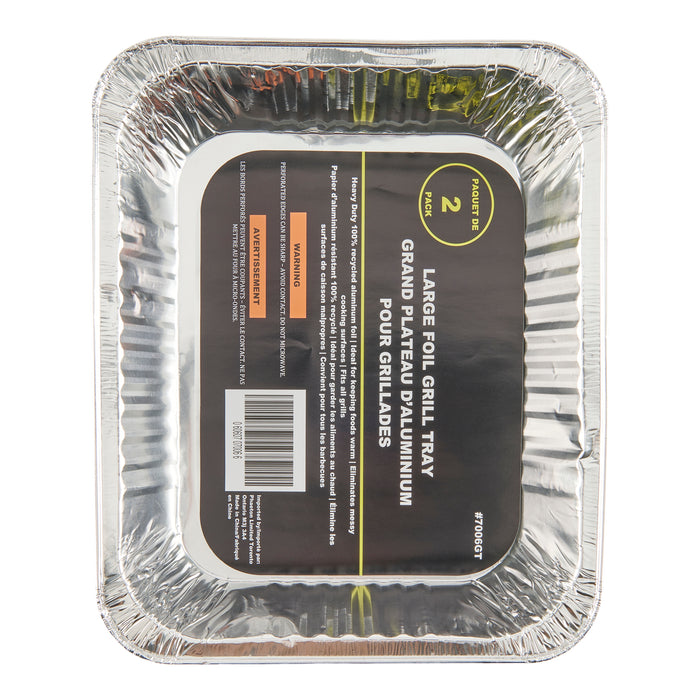 Grandes plaques de barbecue, ensemble de 2