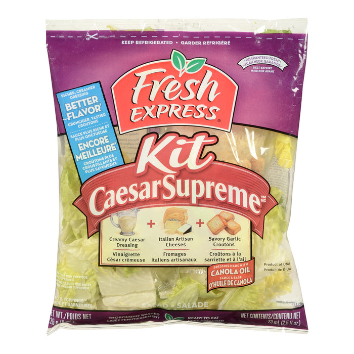 Ensemble de salade César Fresh Express, 282 g