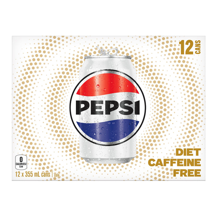 Diet Pepsi Caffeine Free 12pk. - 355ml