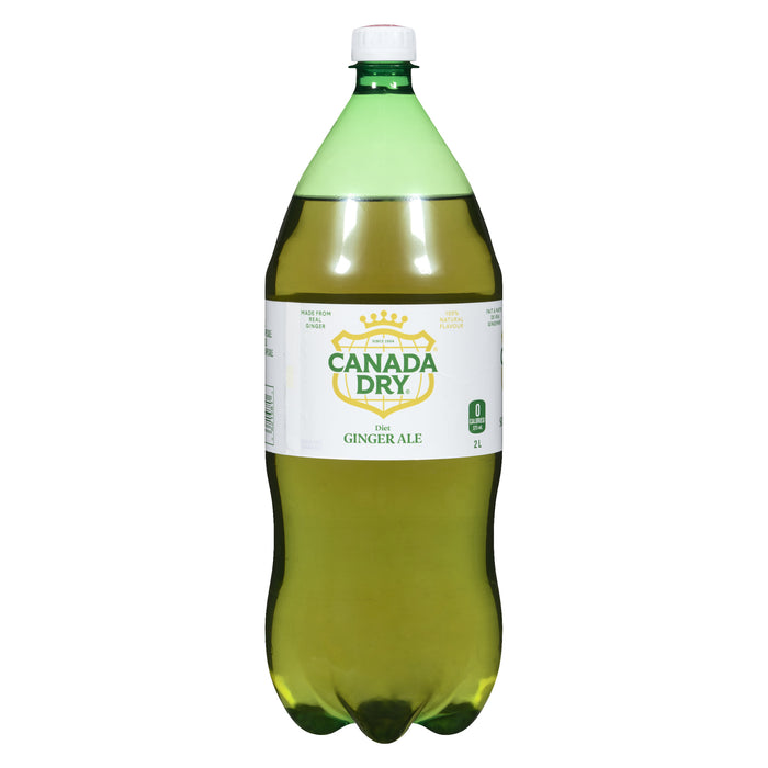 Canada Dry Soda Gingembre Diète Sans Sucre, 2 L
