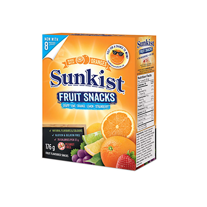 Collations Aux Fruits Sunkist, Emb. De 8 - 176 g