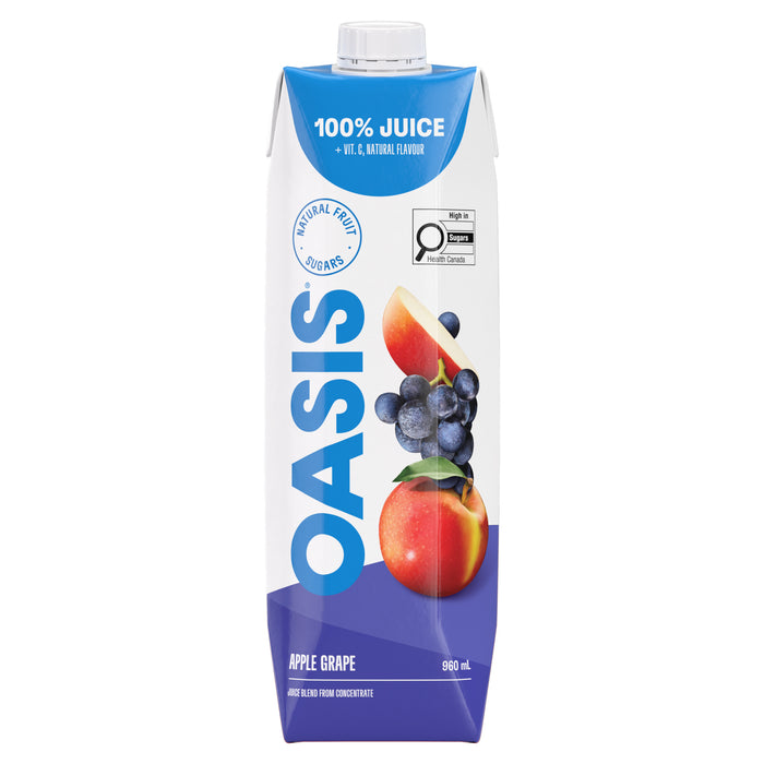 Oasis Apple Grape Juice, 960 ml