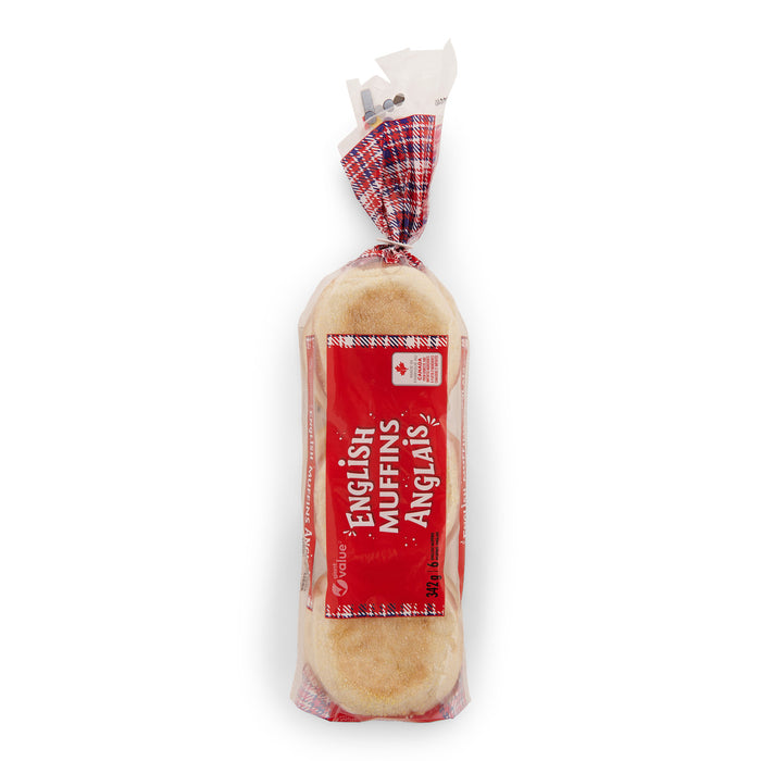 Giant Value English Muffins, 6-Pack, 342 g