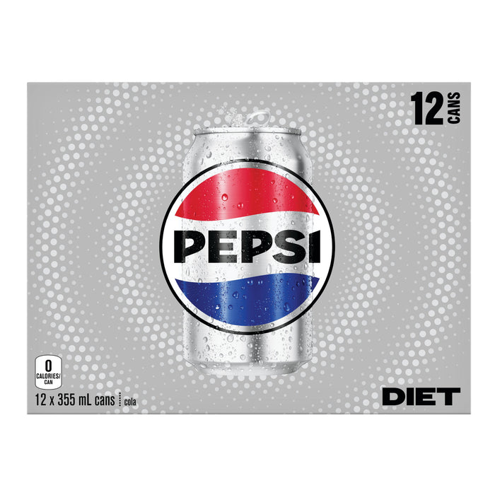 Diet Pepsi, 12-Pack, 355-ml