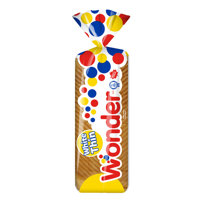 Wonder White Thin Sliced Sandwich Bread, 675 g