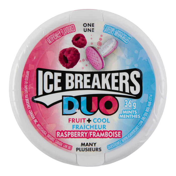 Ice Breakers DUO Fruit + Cool, Raspberry, 36 g
