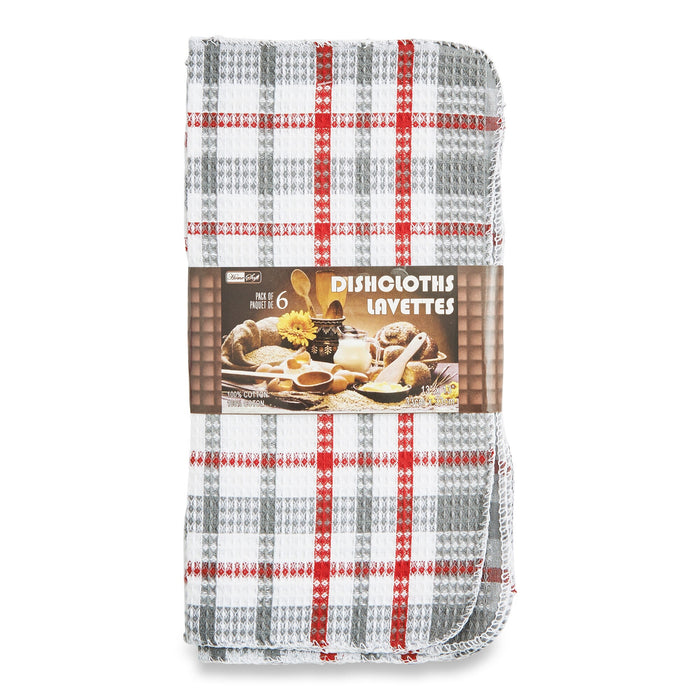 Waffle Dish Cloths - 6pk.