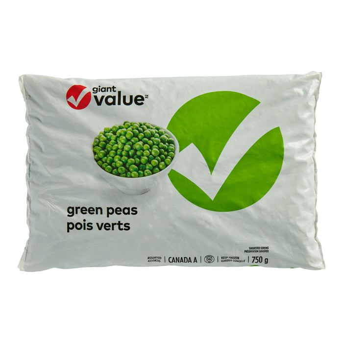 Pois surgelés Giant Value - 750 g