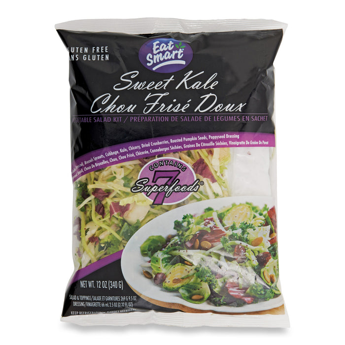 Eat Smart Superfood Selections Chopped Salad Kit Sweet Kale, Family Size, 567 g