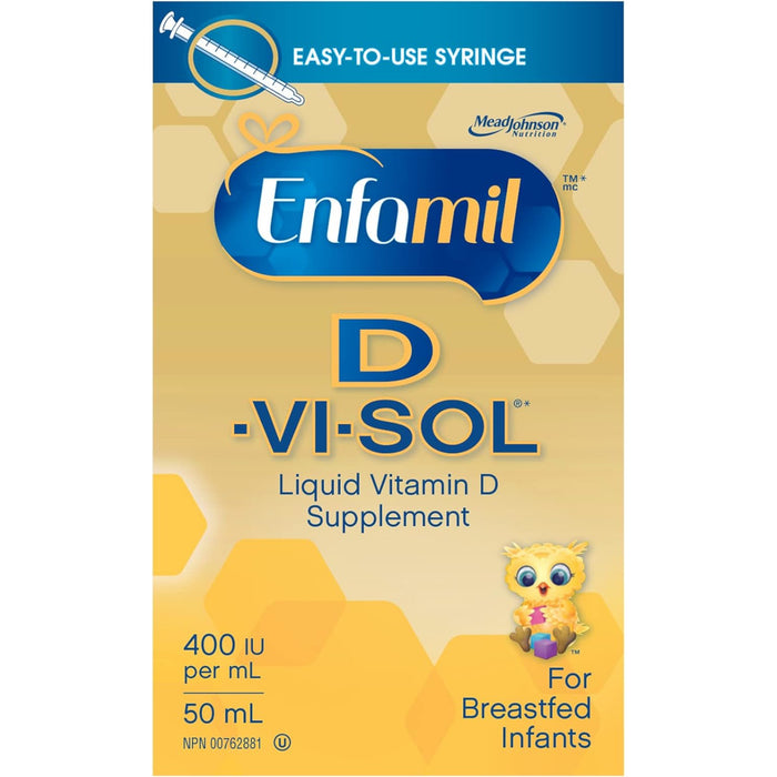 Enfamil D-Vi-Sol Liquid Vitamin D Supplement for Breastfed Infants - 50ml