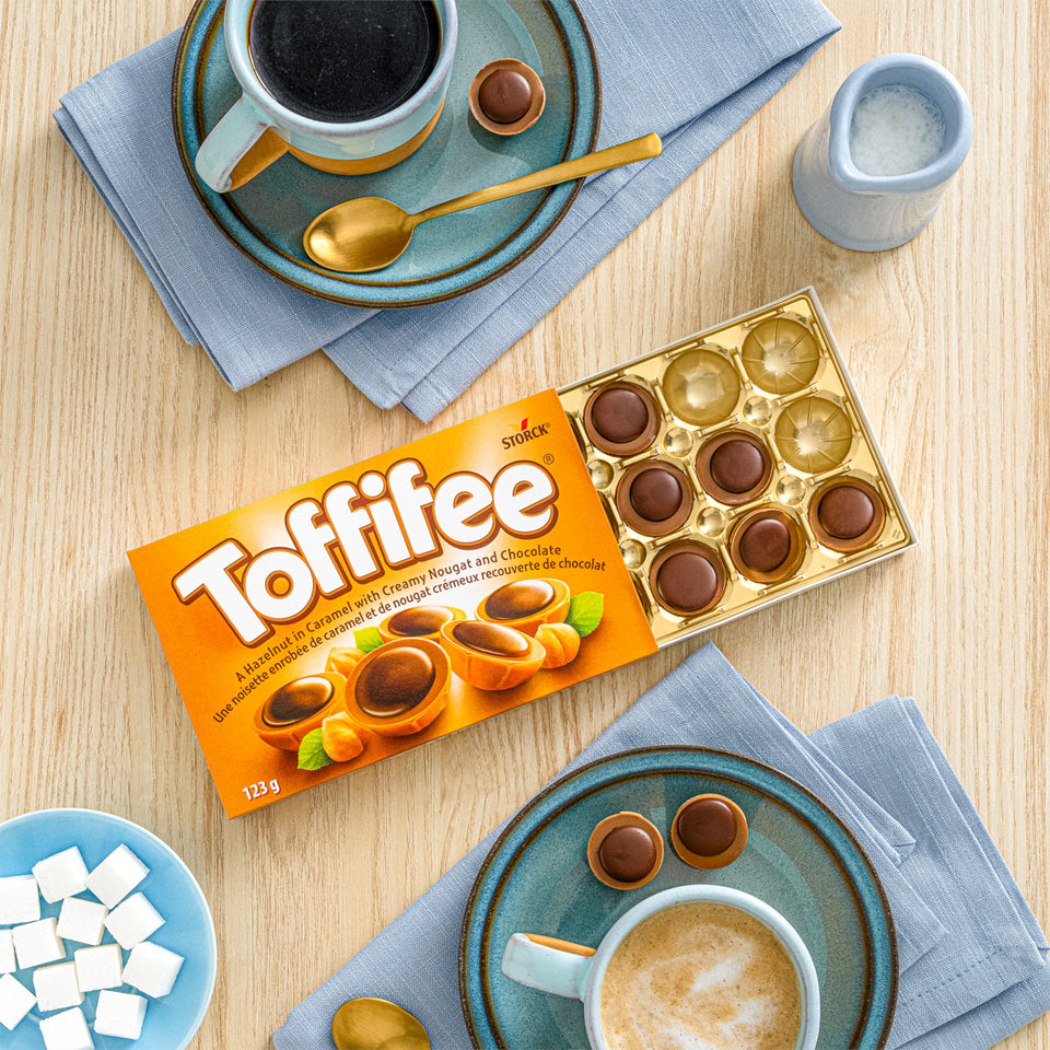 Toffifee a Hazelnut in Caramel with Creamy Nougat and Chocolate