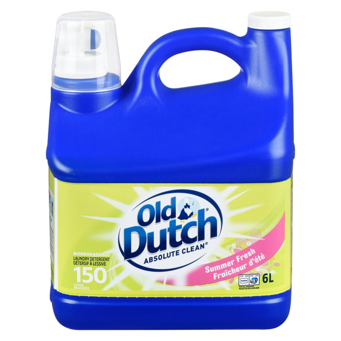 Détergent à lessive Old Dutch Absolute Clean Fraîcheur d'été  6 L