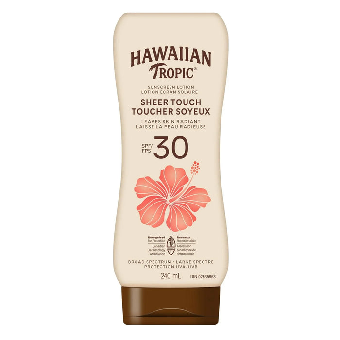 Hawaiian Tropic Sheer Touch SPF 30 Oil Free Sunscreen Lotion, 240 ml