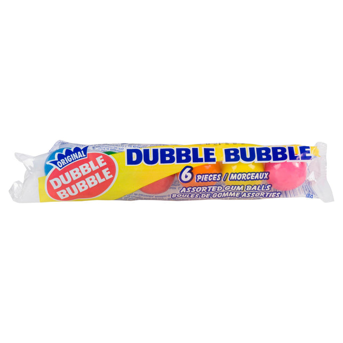Dubble Bubble boules de gomme assorties, emballage de 6