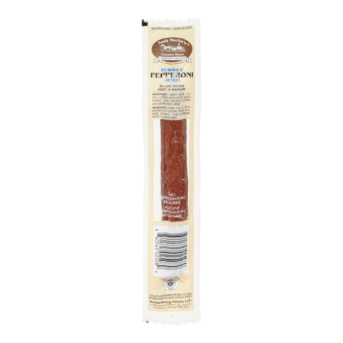Bâtonnets de pepperoni de dinde Noah Martin's, 50 g