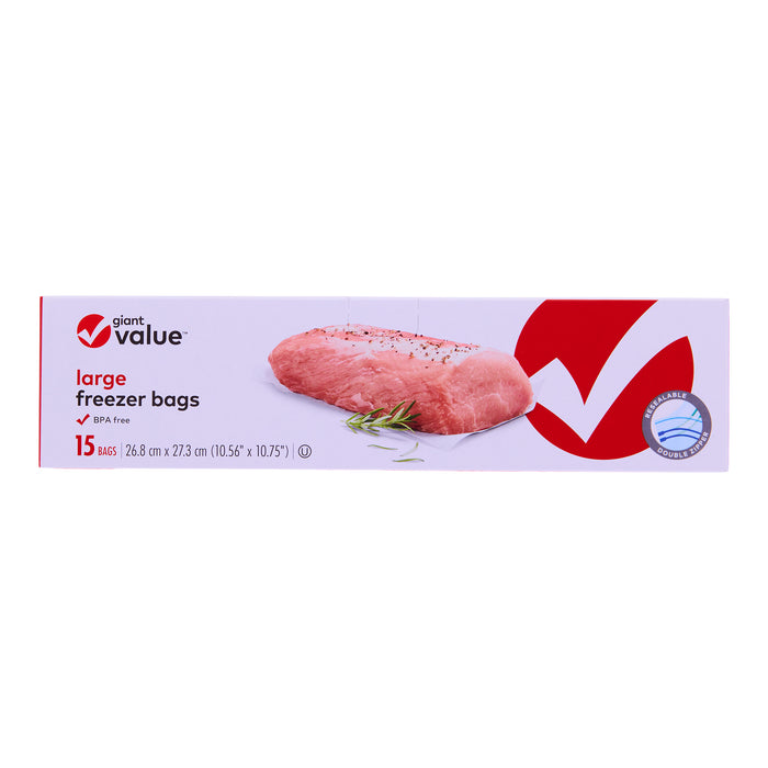 Sacs de congélation Gallon Giant Value - emb. de 15