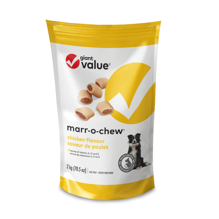 Gâteries pour chien Marr-O-Chew de Giant Value, 2 kg