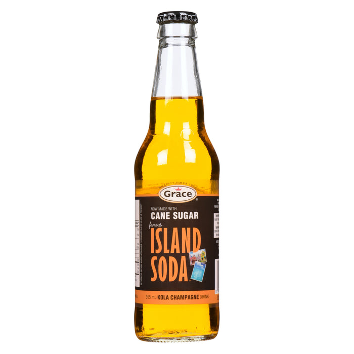 Grace Island Soda Drink Kola Champagne, 355 ml