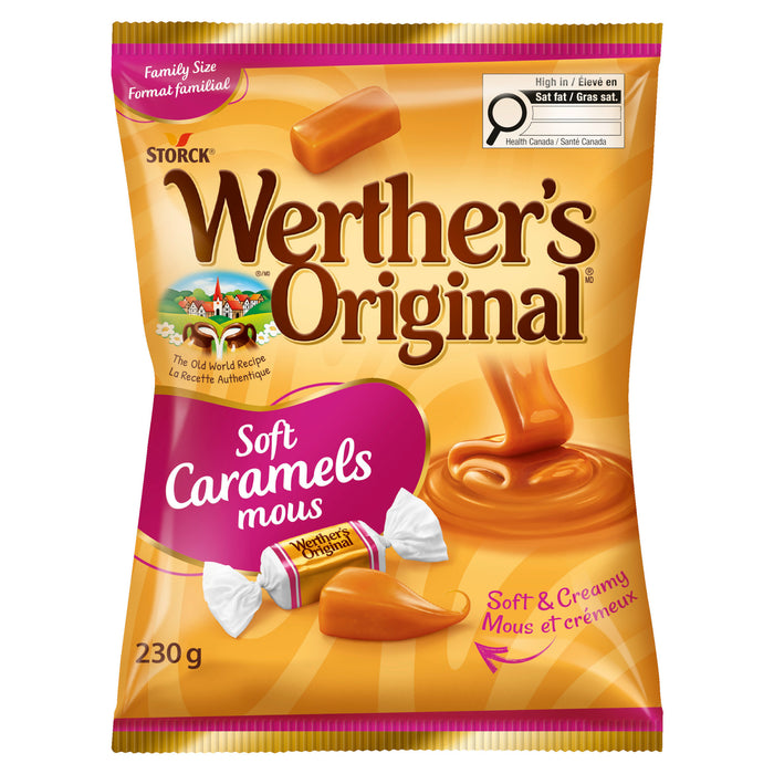 Werther's Original Caramels Mous Format Familial, 230 g