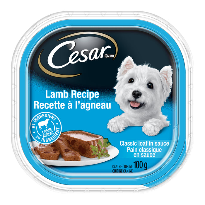 Cesar Canine Cuisine Lamb Recipe Classic Loaf in Sauce, 100 g