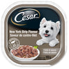 CESAR Filets in Sauce Wet Dog Food, New York Strip, 100 g