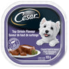 Nourriture humide pour chiens adultes CESAR pain classique en sauce saveur de haut de surlonge, barquette de 100 g