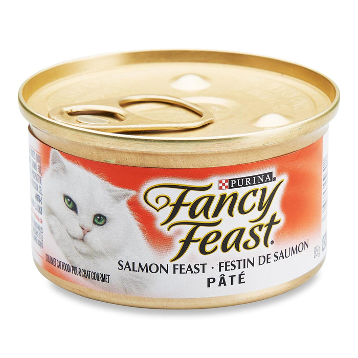Purina Fancy Feast Salmon Pate Feast Cat Food - 85g
