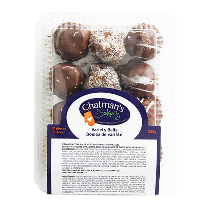 Boules dessert assorties - 335 g