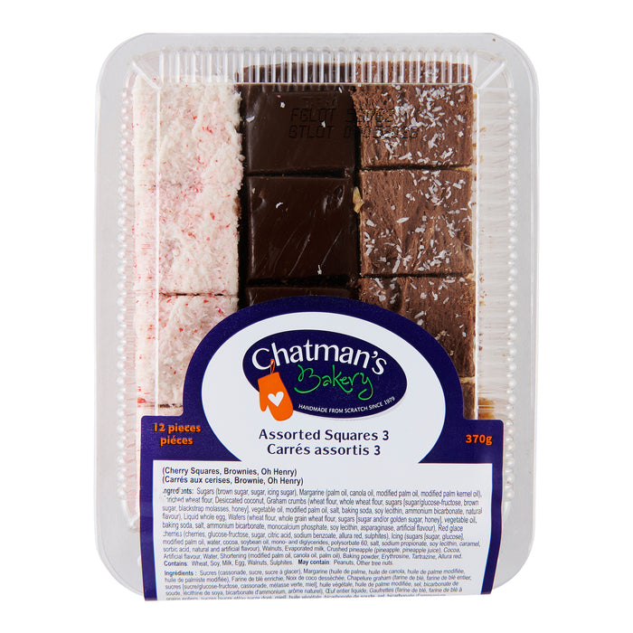 Carrés assortis Chatman's Bakery – 400 g