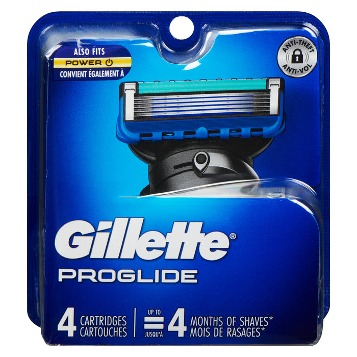 Cartouches Fusion Proglide de Gillette - emballage de 4