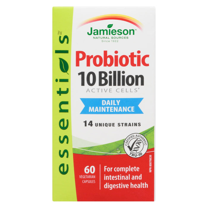 Jamieson Essentials Probiotique Soin Quotidien 60 Capsules Végétales
