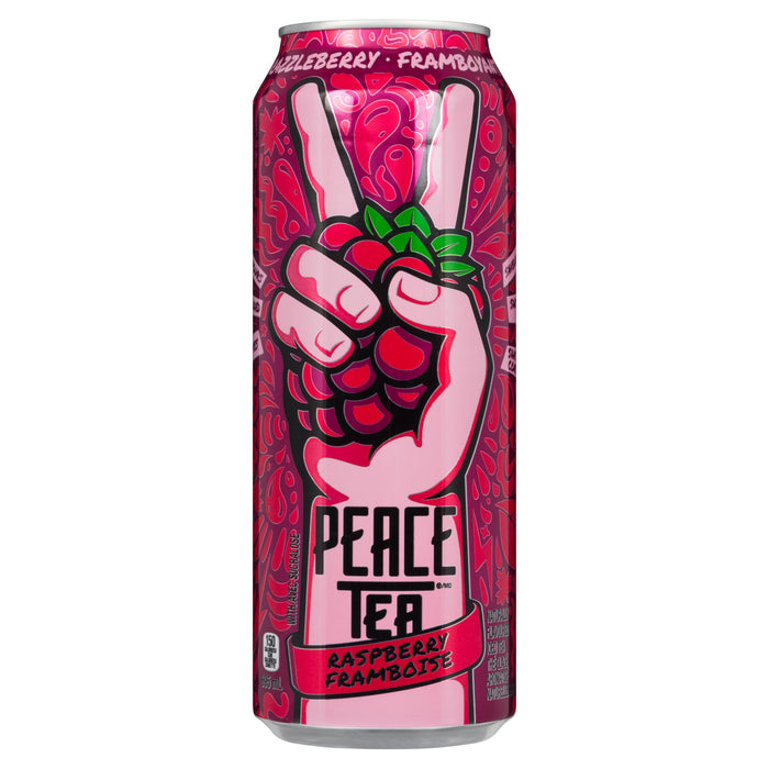 Peace Tea Naturally Flavoured Raspberry Iced Tea, 695-ml