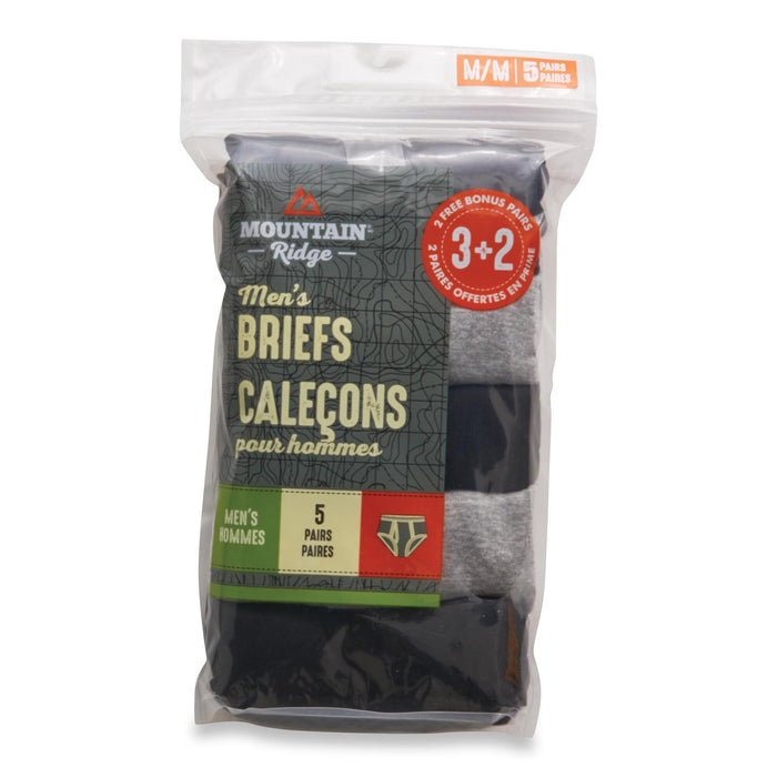 Caleçons Mountain Ridge pour hommes en emballage boni de 5  M à TG