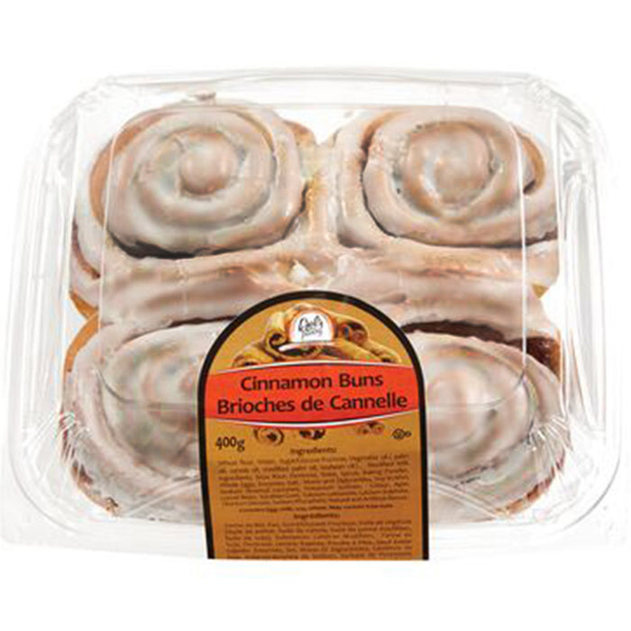Del's Pastry Cinnamon Buns, 4-Pack, 400-g