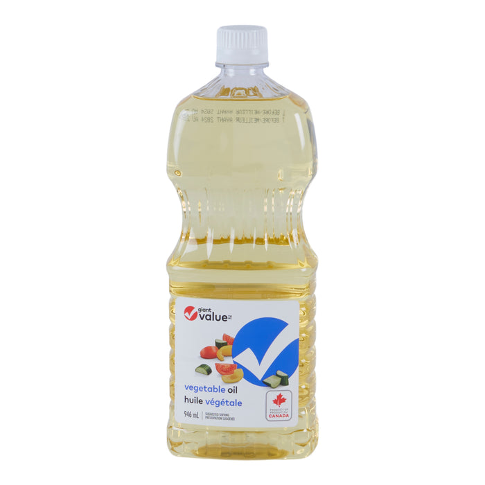 Giant Value Vegetable Oil, 946 ml