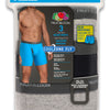 Boxeurs en coton CoolZone Fly de Fruit of the Loom pour hommes, 3TG, noir et gris