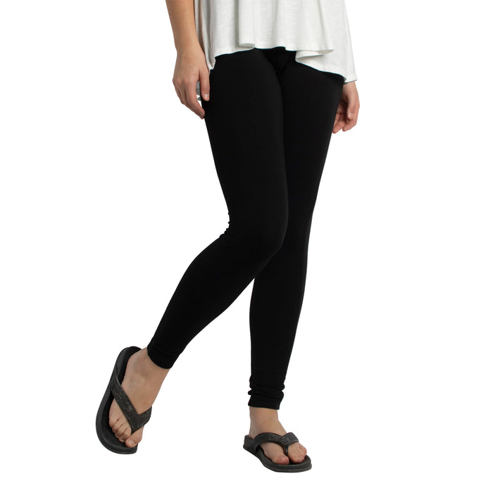 Leggings en viscose lily morgan noirs pour femmes - P à TG