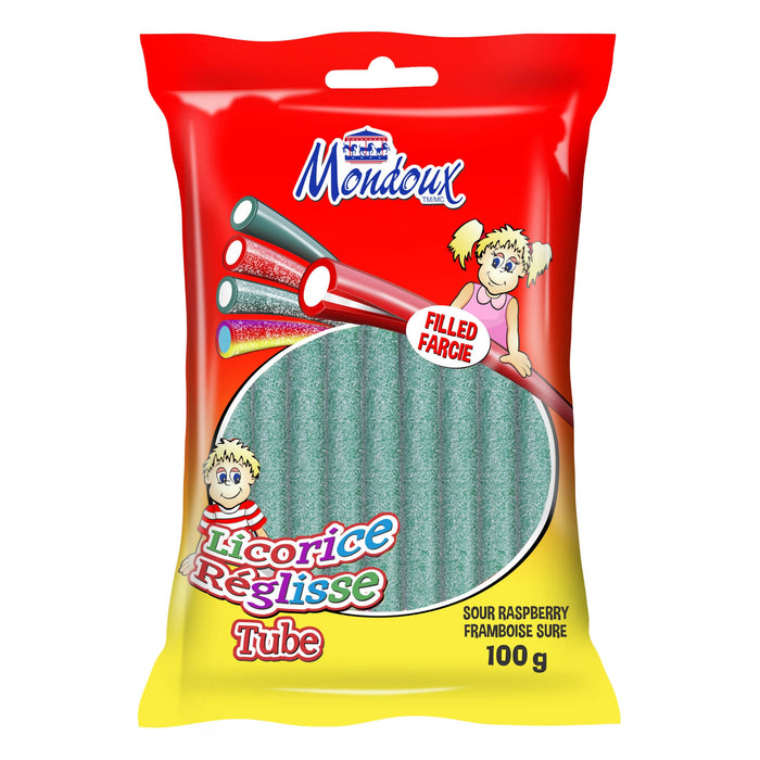 Mondoux Sour Raspberry Licorice, 100 g