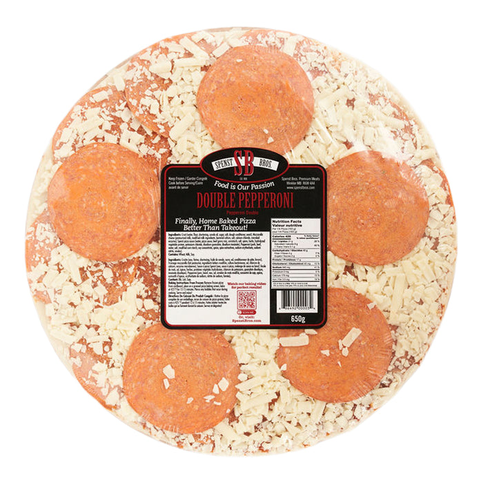 Spenst Bros. Double Pepperoni Pizza, 650-g
