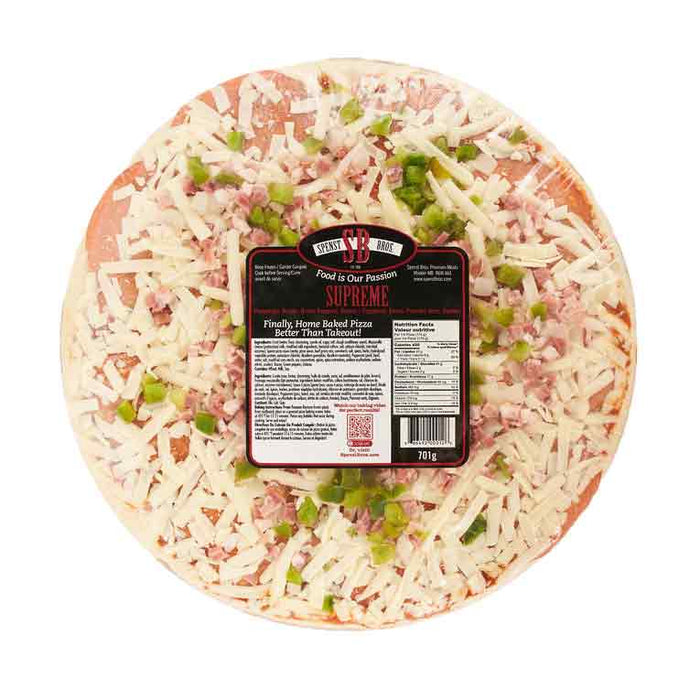 Pizza au Suprême Spenst Bros, 701 g