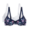 Carisma Women's Plus Print Push-Up Bra - 2pk.