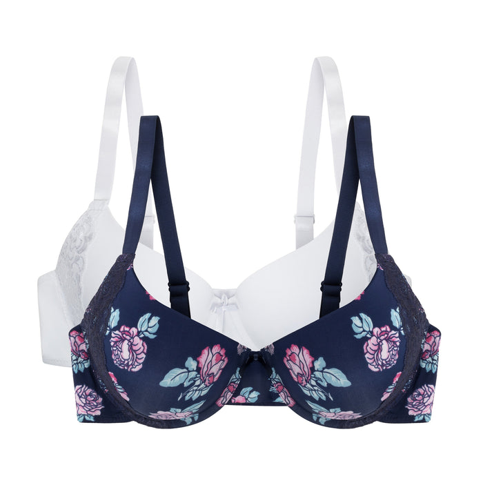 Carisma Women's Plus Print Push-Up Bra - 2pk.
