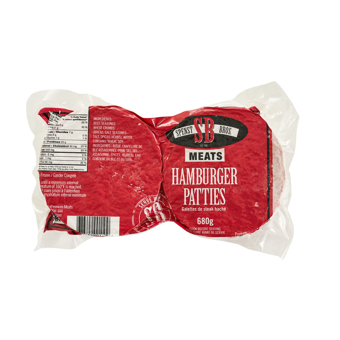 Spenst Bros Hamburger Patties, 680 g